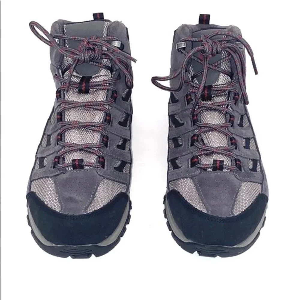 Columbia Unisx Gray Crestwood Mid Waterproof Hiking Boot